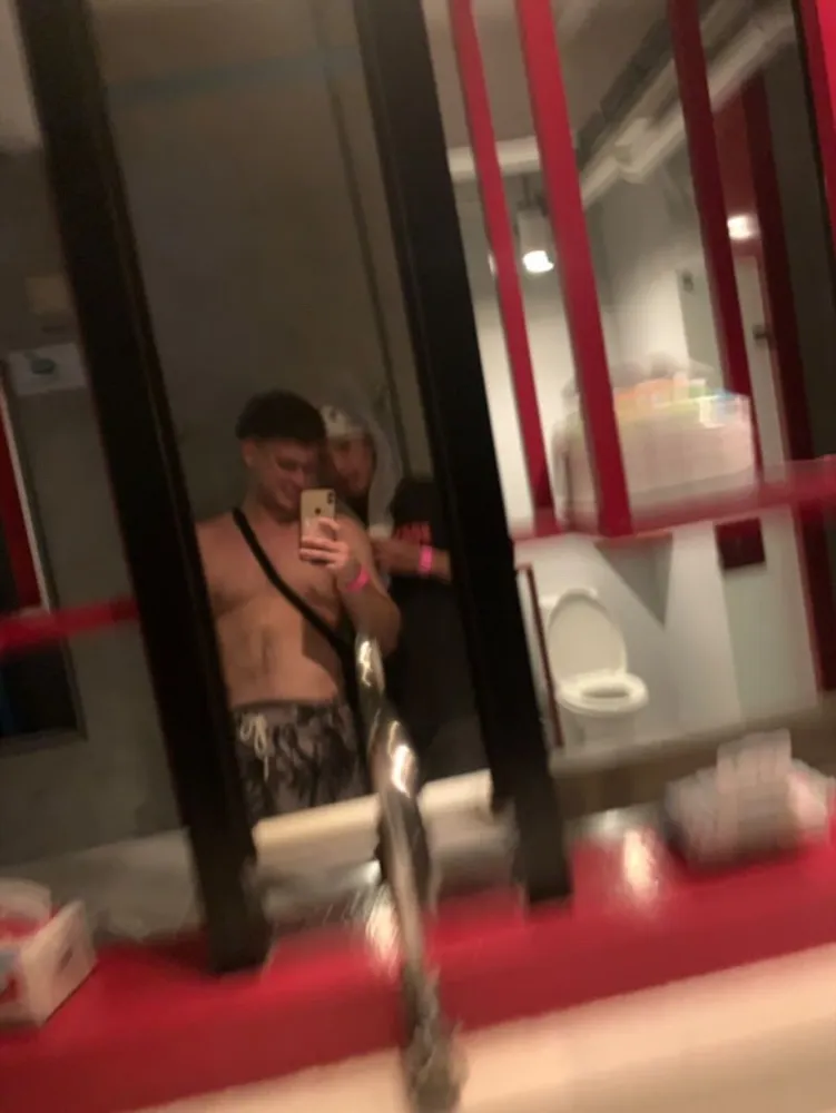 A playful mirror photograph